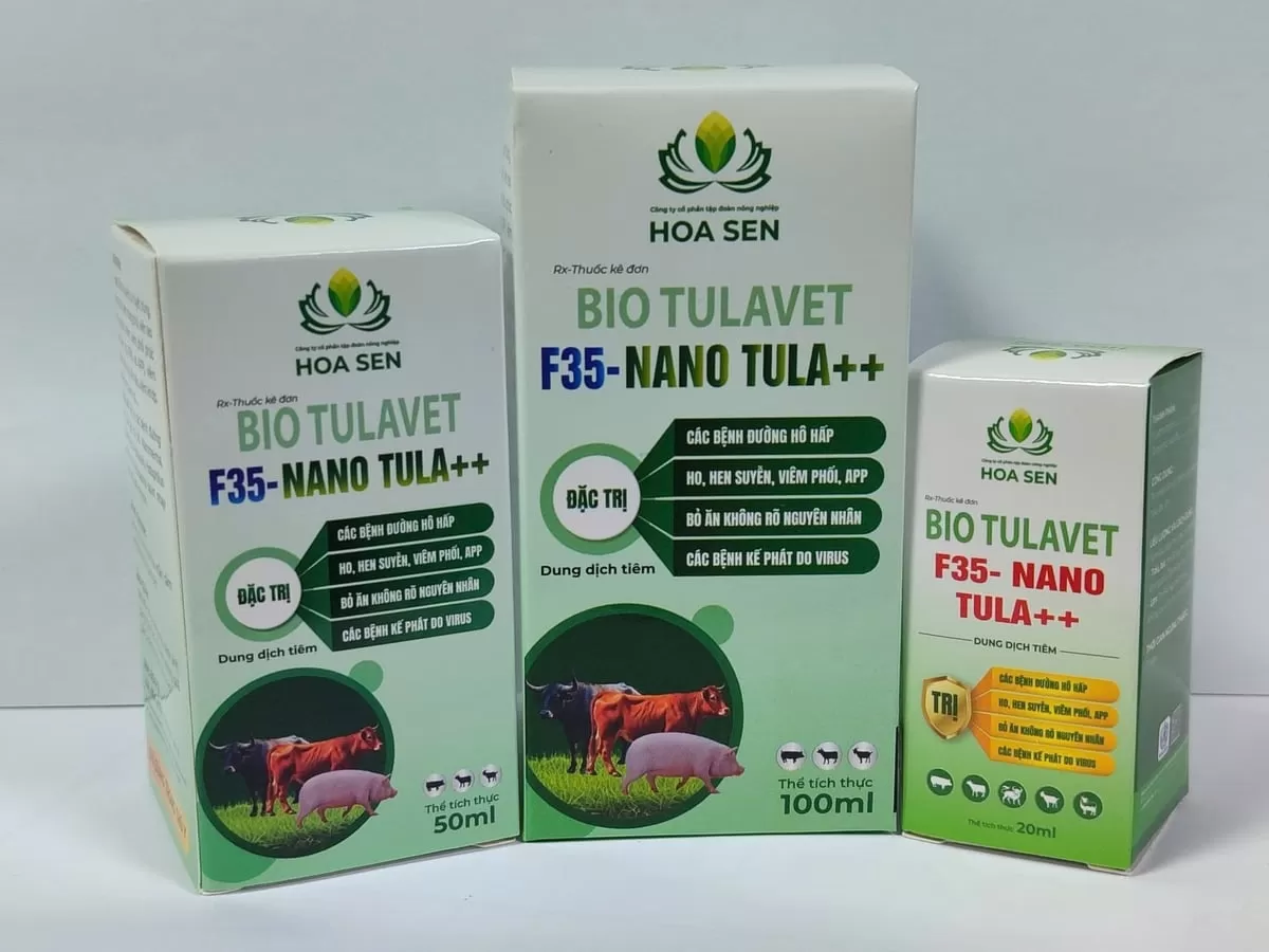 Sản phẩm BIO TULA VET (F35- NANO TULA). Ảnh: Hoa Sen.