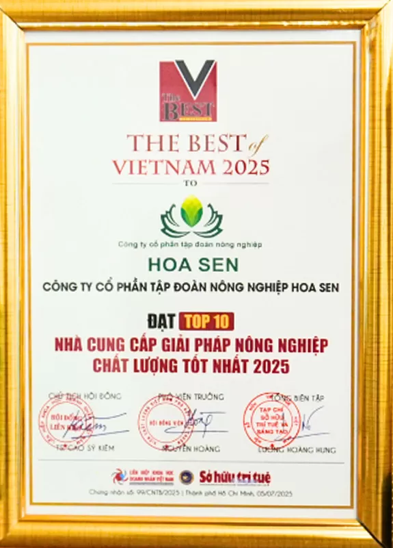 Nhà cung cấp giải pháp tốt nhất cho nông nghiệp 2025
