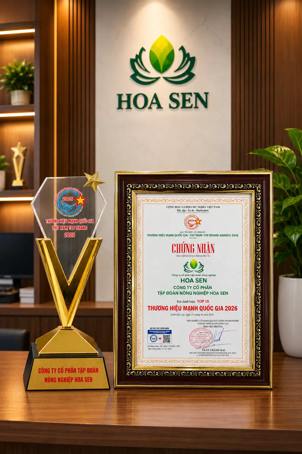 Top 10 thương hiệu mạnh quốc gia 2026
