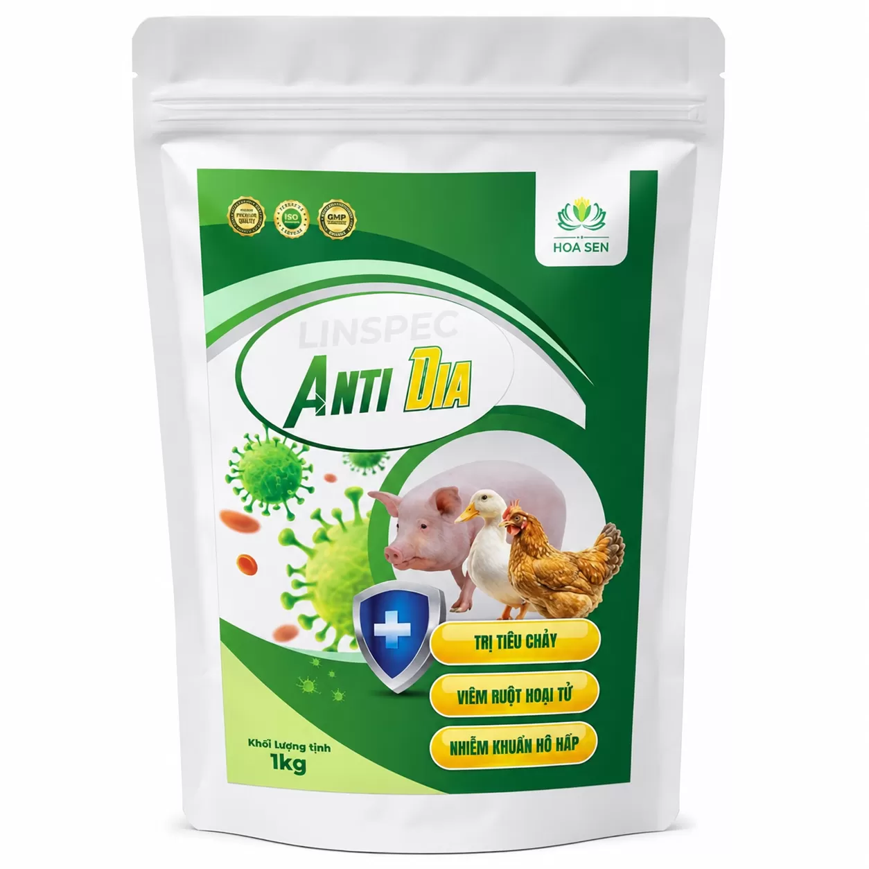 ANTI DIA – Giải pháp hỗ trợ điều trị tiêu chảy, viêm ruột và nhiễm khuẩn hô hấp