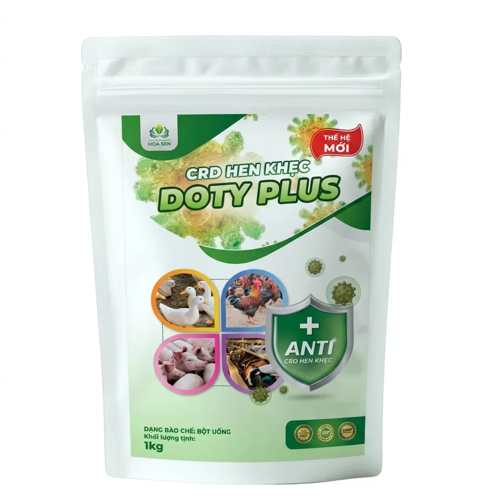 DOTY PLUS – Ho gà, suyễn lợn, hô hấp gia súc, gia cầm