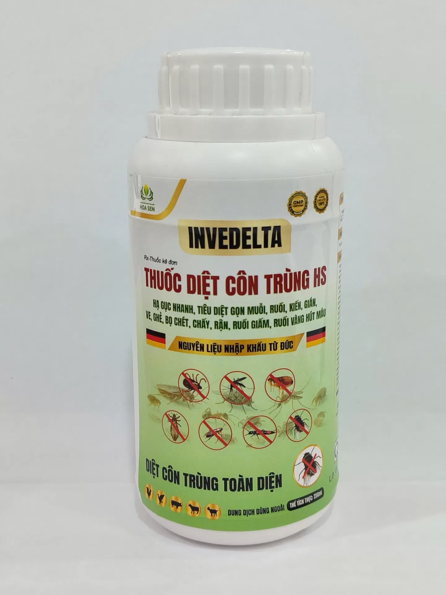 INVEDELTA HS – Diệt côn trùng thú y cao cấp, ruồi, muỗi, kiến ve,rệp, gián…